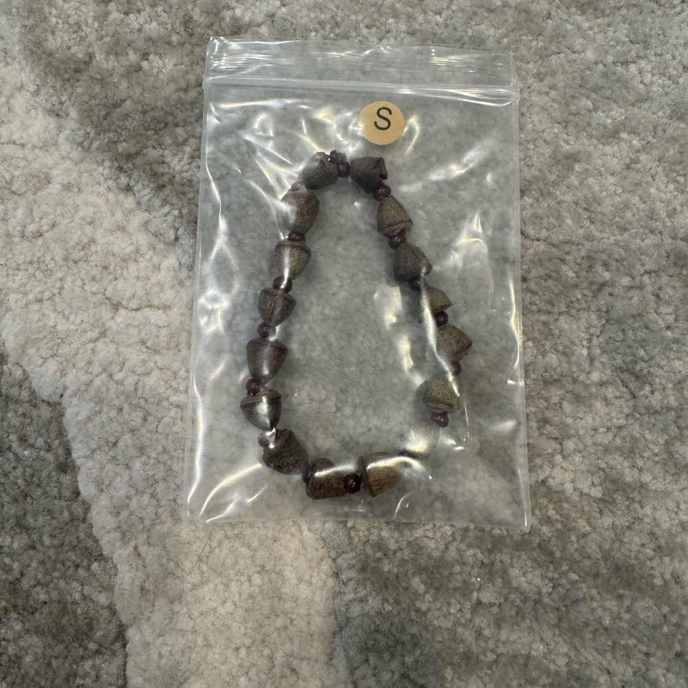 Natural Bodhi tree seeds Bracelet x 3